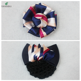 黑龙江佳木斯邮储银行职业装无标记胸花头花发夹小批量定做设计