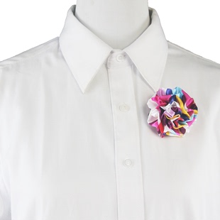 云南省高速公路施甸收费站职业装胸花别针领花免打丝巾绣球花两用