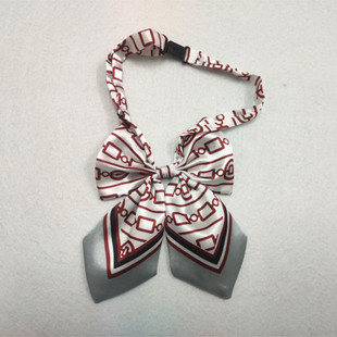 中国银行职业装领结领花 中行柜台前台领花蝴蝶结女士领结2022款