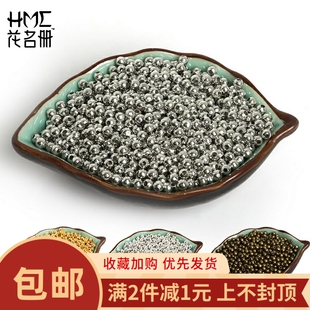 铁质定位隔珠圆珠子手工diy耳环材料手链项链串珠散珠子饰品配件