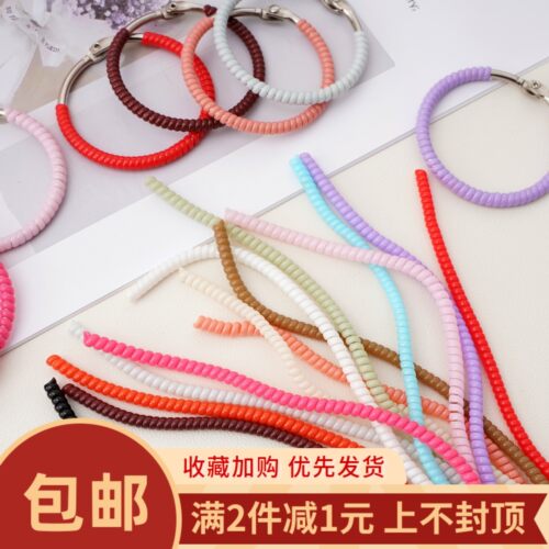 防丢绳防掉扣挂娃娃线圈DIY挂绳