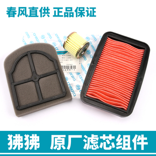 原厂配件春风摩托车ST狒狒CF125-3A空气滤清器机油过滤芯空滤机滤
