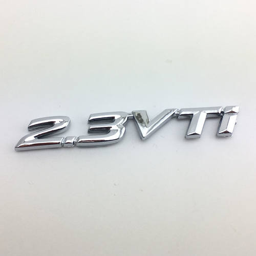 适用广州98-07款雅阁2.3车标  六七代雅阁2.3VTI英文标尾箱标志贴