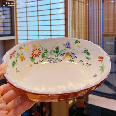 陶瓷餐具复古创意大众碗碟陶瓷