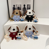 儿童可爱小狗斜挎包小女孩男童轻便出游帆布包幼儿园宝宝单肩背包