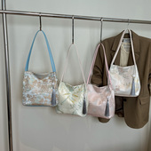 国风丝绸刺绣旗袍包包女2025新款 手提包 春夏斜挎包古风新中式