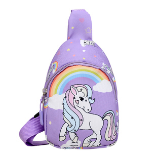 儿童腰包胸包男童小挎包女童包包宝宝斜挎背包零钱包时尚卡通可爱