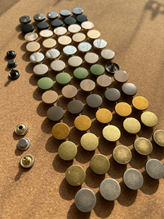 辅料15mm金属四合扣外套纽扣棉衣扣子羽绒服钉子纽扣 服装 503 冬季