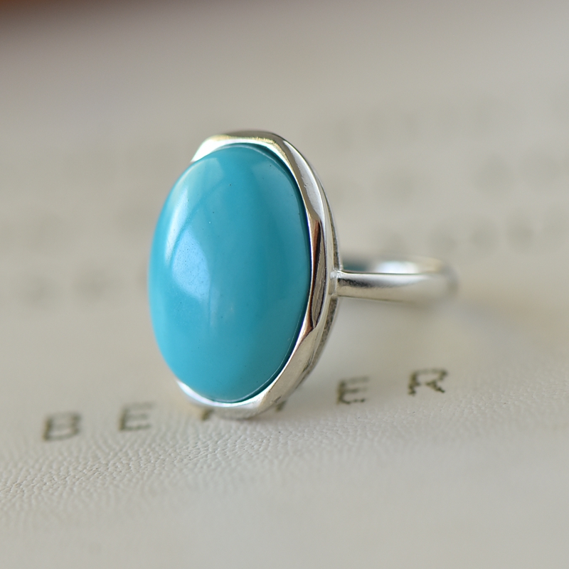 男女款S925纯银DIY镶嵌戒指空托