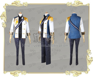 雅轩cosplay服装 偶像梦幻祭 Knights 队长月永レオ 打歌服 新品