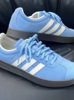 adidas 阿迪达斯VL COURT蓝T头男女低帮复古德训鞋休闲板鞋JI0496