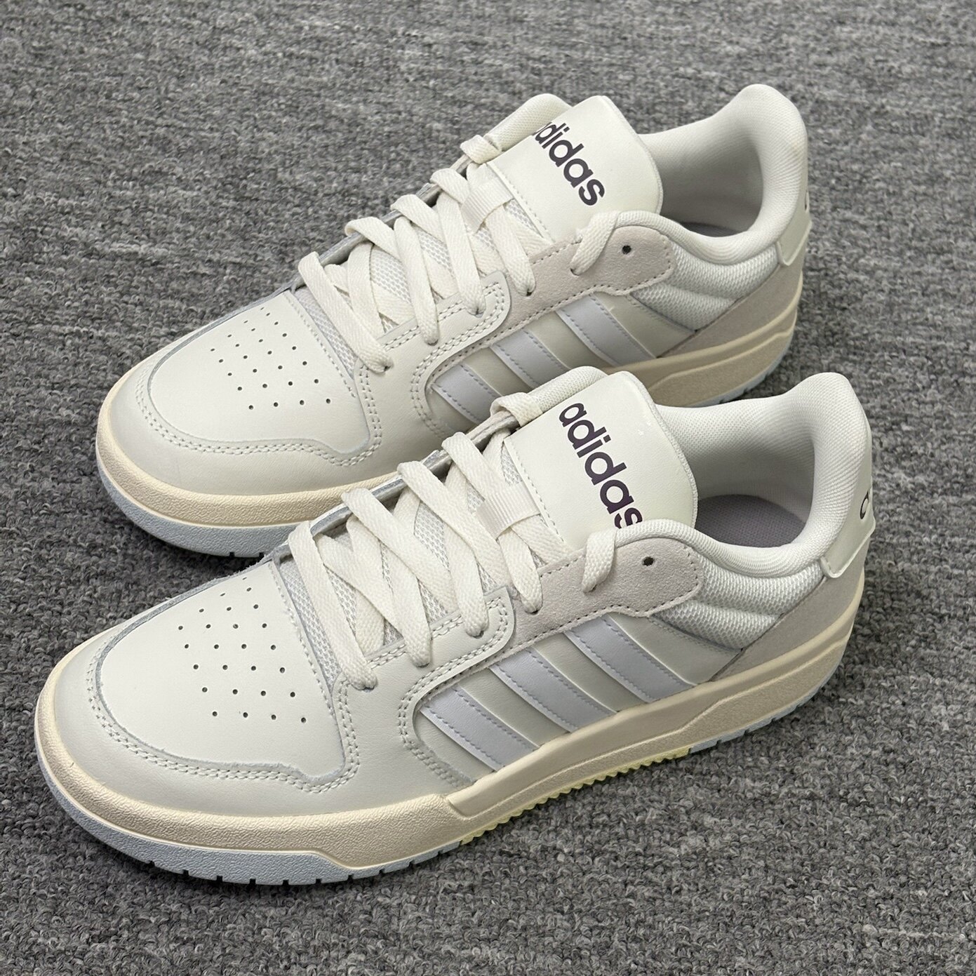 Adidas阿迪达斯 ENTRAP 男女时尚潮流情侣复古休闲低帮板鞋EH1298