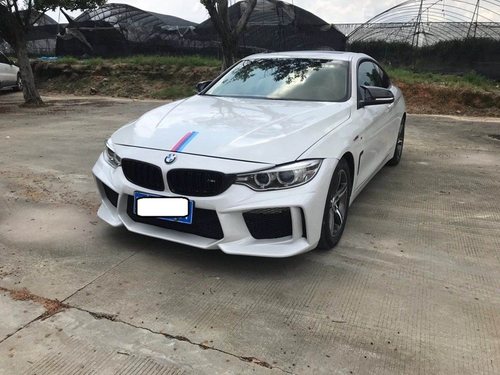 适用于宝马4系改F36F33F32改装M8款大包围前杠中网翼子板