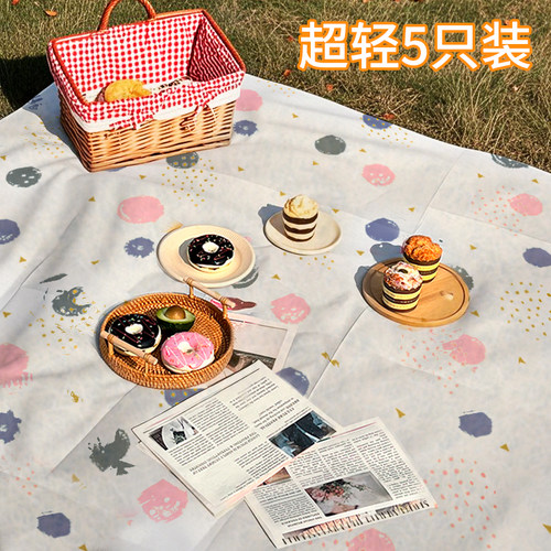 秋游10个一次性野餐垫防潮垫春游