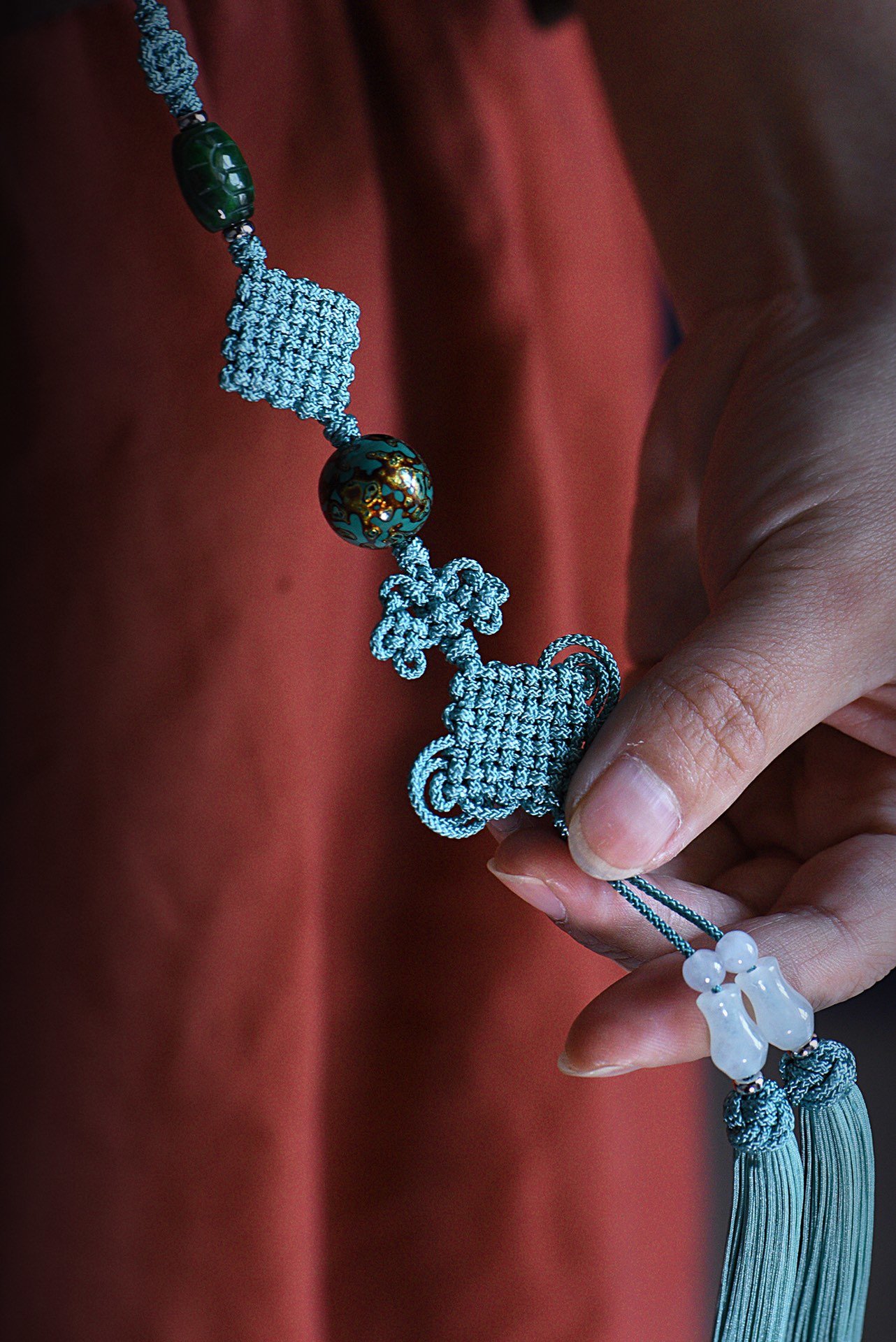 和尚主法挂珠背云燕尾流苏僧人法会师父方丈念珠长佛珠穗子