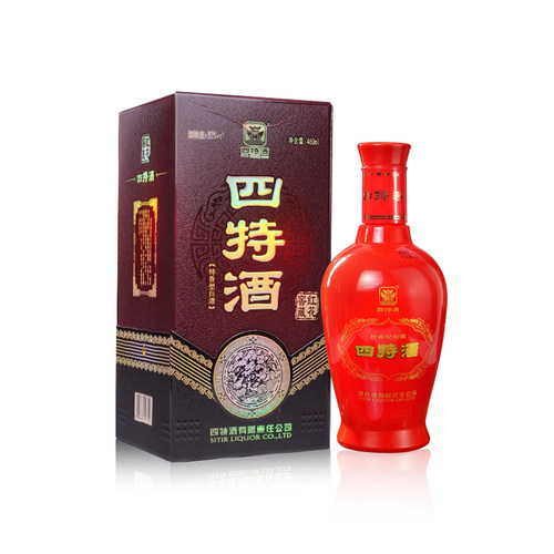 【U先】四特 红花窖藏 52度460ml*1瓶 特香型白酒 江西白酒