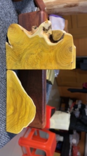 黄栌 黄金木精品花纹木料 ，摆件手把件