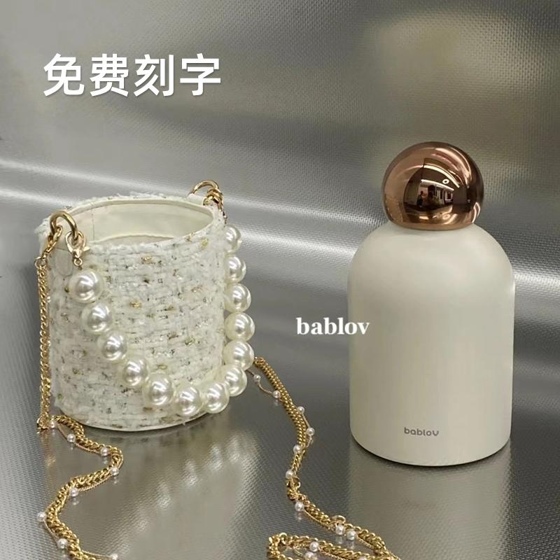 摇摇保温杯ins316bablov暖手保温