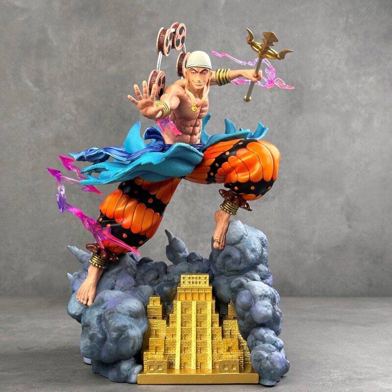 海贼王手办艾尼路雷神动漫周边模型雕像景品公仔摆件男生生日礼物