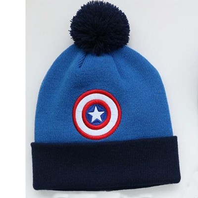 儿童凯蒂猫帽子蜘蛛侠小孩子秋冬