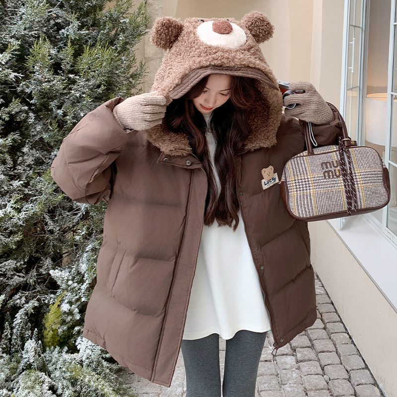 【现货主推模特1】90绒白鸭绒中长款羽绒服228-A657-P320控468，女装羽绒服，浙宝228