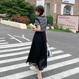 现货夏季新款T恤网纱裙两件套B228-A557-P125控178，女装套装/套裙，浙宝228