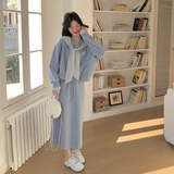 【现货】2025新款卫衣+半身裙两件套装B228-A609-P150控218，女装套装/套裙，浙宝228