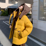 【新品现货】228-A670-P280-K398帽子可拆做包包50绒银杏黄羽绒服，女装羽绒服，浙宝228