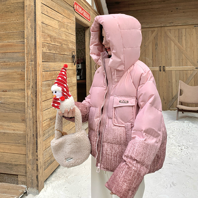 【新品现货】晕染渐变色50绒羽绒服B228-A665-P260控388，女装羽绒服，浙宝228