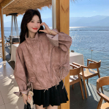 【新品】2026新款A676晕染撞色皮衣外套P175-K288，女装短外套，浙宝228