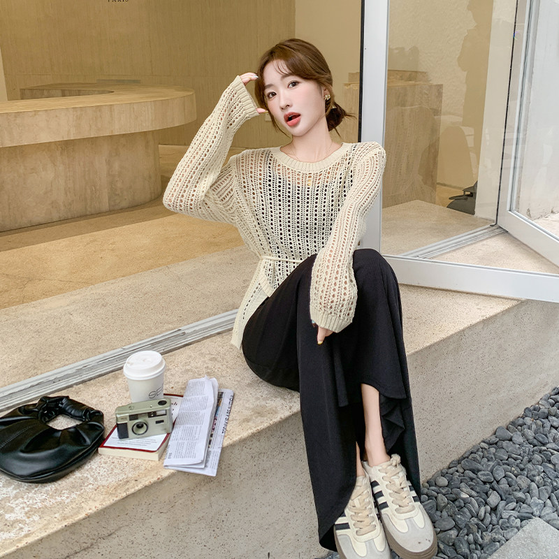【大货】针织罩衫+吊带裙两件套装A571-P125控208，女装套装/套裙，浙宝228