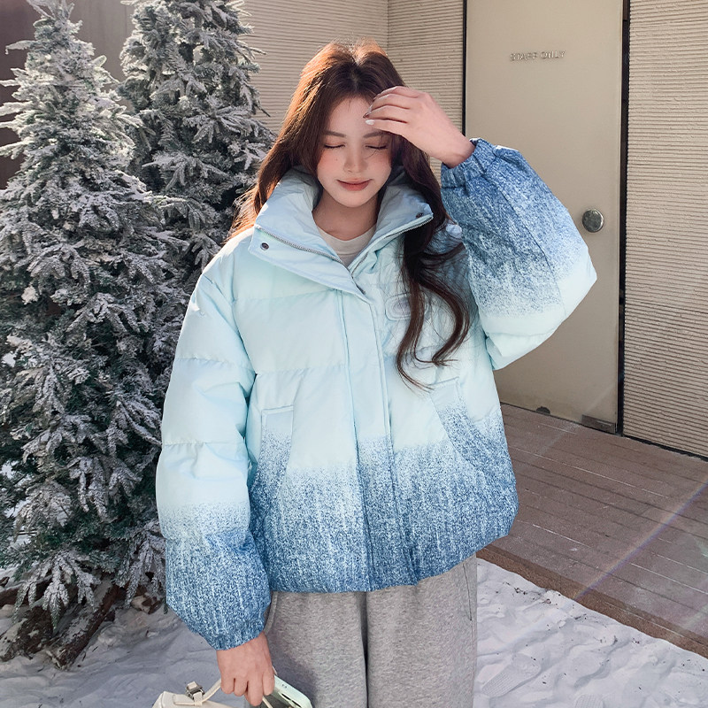 【新品现货】晕染渐变色50绒立领羽绒服B228-A667-P250控368，女装羽绒服，浙宝228