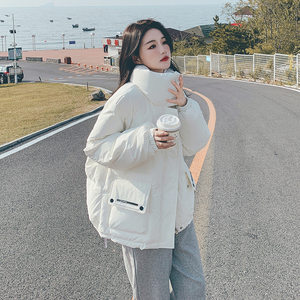 现货50绒免洗面料短款羽绒服228-A115-P220控298