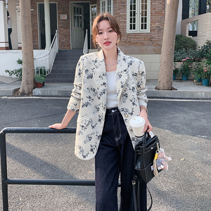 【现货】 2026春装风水墨花西装外套228-A616-P150控248，女装西装，浙宝228