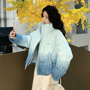 【新品现货】晕染渐变色50绒羽绒服A665-P260控388图片