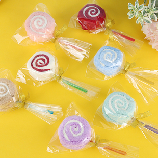 棒棒糖造型毛巾伴手礼幼儿园小朋友小男孩女孩礼品全班小礼物创意