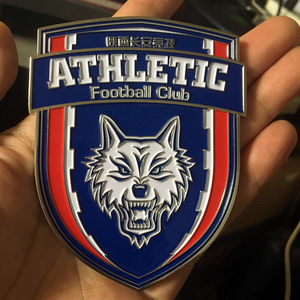 陕西长安竞技 大秦之水车贴 反光车贴 金属车标中网车标 钥匙扣