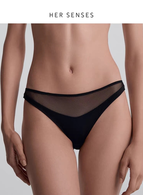 HER SENSES/何识重构系列高级感简约中腰三角裤P149