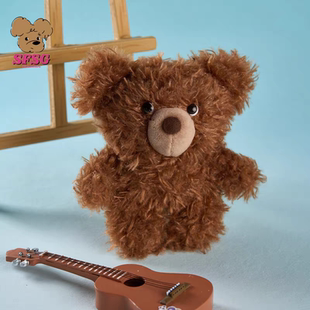 高超同款SFSG x 潦草小熊系列棕色小熊玩偶挂件蜜罐2025冬季新品