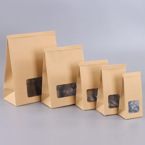 牛皮纸茶叶开窗散茶包装封口