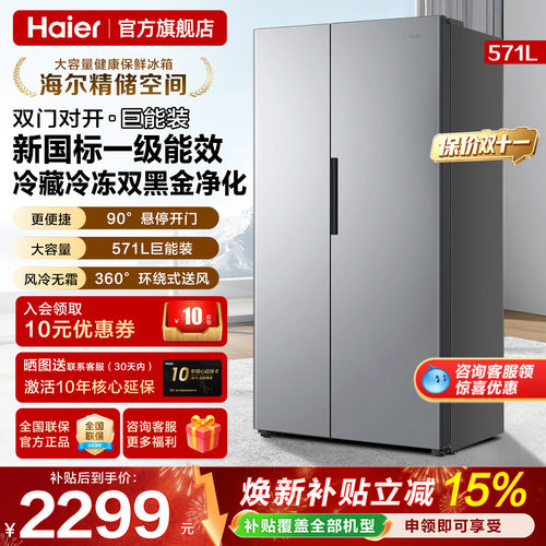 一级能效 黑金净化 571L巨能装