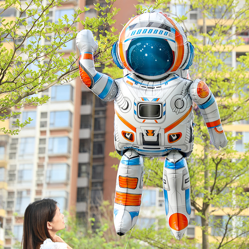 3d造型卡通铝膜太空人