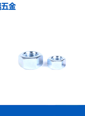 美制六角螺母英制螺帽粗牙螺丝帽镀锌2级5级8级高强度镀锌ANSI
