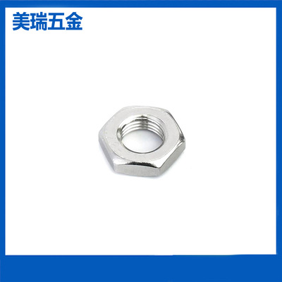 304不锈钢六角薄螺母GB6173M3M4