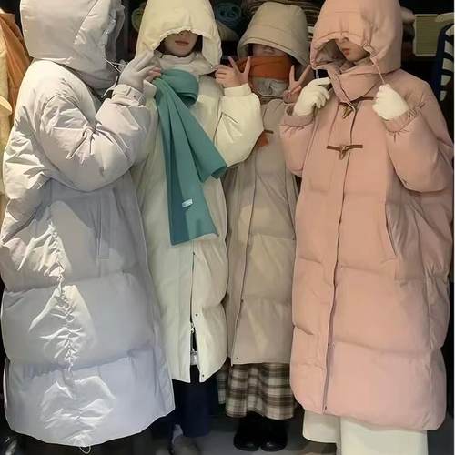 【老板娘容容】新中式国风牛角扣羽绒服