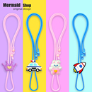 儿童眼镜挂绳眼镜防丢绳防脱落卡通硅胶儿童眼镜绳眼镜防滑防掉链