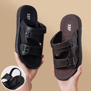 仿皮沙滩防滑凉鞋 男士 凉鞋