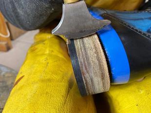 欧美高端手工鞋 修鞋 工具烫头鞋 后跟皮跟修饰烫蜡 工具后跟烫头做鞋