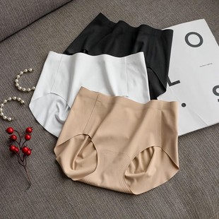 优雅无痕,拒绝夏季内衣印子尴尬~自由随心裁防菌纯棉底裆内裤 女