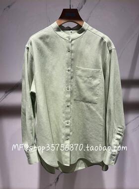 MF玛菲~2025春专柜正品 亚麻宽松休闲百搭长袖衬衫上衣A1FZ17229